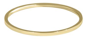 Troli Elegantní minimalistický prsten z oceli Gold 50 mm