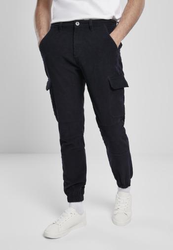 Urban Classics Corduroy Cargo Jogging Pants midnightnavy - L