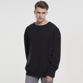 Pánská mikina Urban Classics Oversized Open Edge Crew black - S