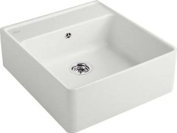 VILLEROY & BOCH Keramický dřez Single-bowl sink Stone white modulový 595 x 630 x 220 bez excentru 632061RW