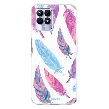 Odolné silikonové pouzdro iSaprio - Feather Pattern 10 - Realme 8i