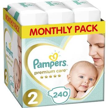 PAMPERS Premium Care vel. 2 Mini (240 ks) - měsíční balení (8001090379474)