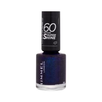 Rimmel London 60 Seconds Super Shine 8 ml lak na nehty pro ženy 563 Midnight Rush