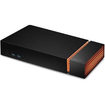 SEAGATE FireCuda Gaming Dock 4TB HDD Thunderbolt3 RJ45 Ethernet USB3.1 Gen2 Hub M.2 NVMe SSD slot Retail, STJF4000400