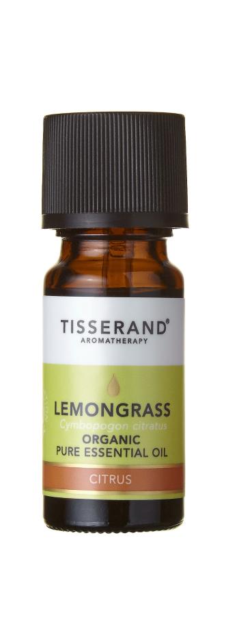 Tisserand Lemongrass Organic čistý esenciální olej z citronové trávy, 9 ml
