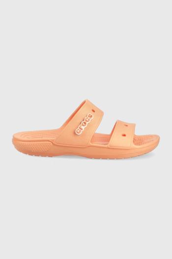 Pantofle Crocs dámské, oranžová barva