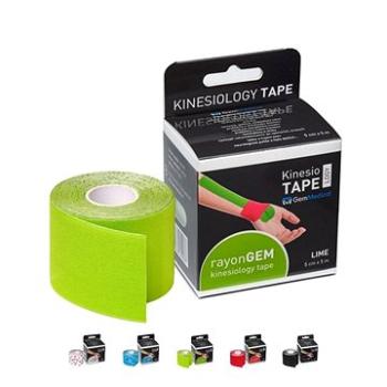 RayonGEM Kinesiology Tape hedvábně jemný zelený (8595669602037)