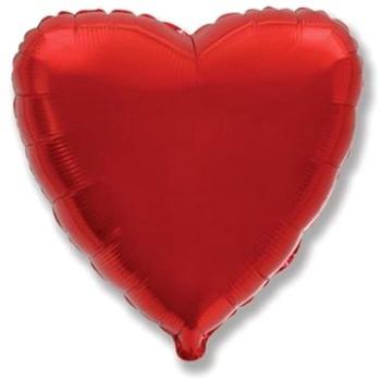Balón foliový 45 cm  srdce červené - valentýn / svatba (8435102306088)