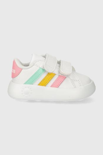 Dětské sneakers boty adidas GRAND COURT 2.0 CF I bílá barva