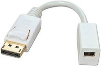 DisplayPort / Mini-DisplayPort kabelový adaptér LINDY 41060, bílá