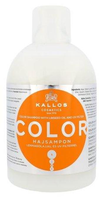 Kallos Šampon na barvené vlasy se lněným olejem a UV filtry (Color Shampoo with Linseed Oil and UV filter) 1000 ml, 1000ml