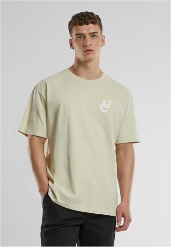 Urban Classics UC Weavy Logo Heavy Oversized Tee sand - 5XL