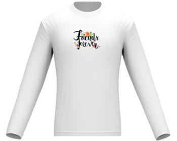 Pánské tričko dlouhý rukáv Friends forever