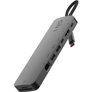 LINQ Pro Studio USB-C 10Gbps Multiport Hub with PD, 4K HDMI, NVMe M2 SSD, SD4.0 Card Reader and 2.5G (LQ48020)