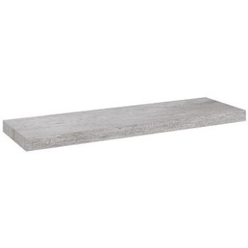 Shumee plovoucí nástěnná betonově šedá 80×23,5×3,8 cm MDF, 326600 (326600)