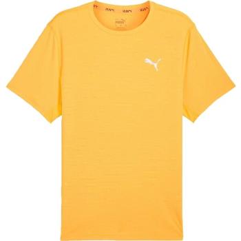 Puma RUN FAVORITE VELOCITY TEE Pánské sportovní triko, žlutá, velikost