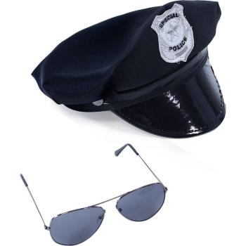 Rappa Sada Policejní čepice s brýlemi pro dospívající