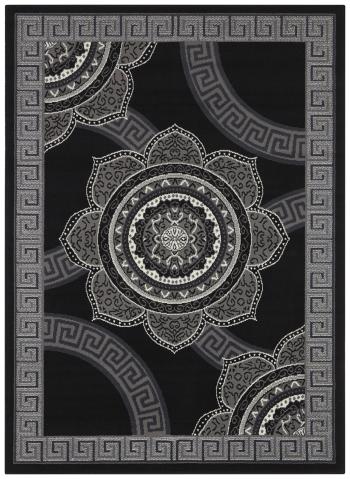 Mujkoberec Original Kusový orientální koberec Mujkoberec Original 104306 Black - 160x220 cm Černá