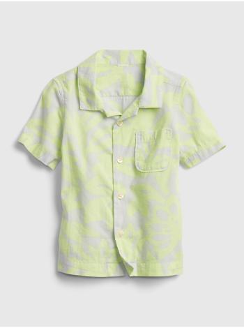 Zelená klučičí dětská košile shirt GAP