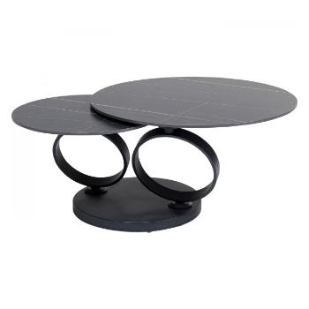 Konferenční stolek Beverly – černá, 133 × 80 cm