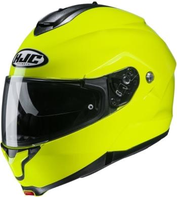 HJC C91 Solid Fluorescent Green M Přilba