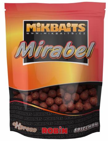 Mikbaits boilie mirabel 250 g 12 mm-sladká kukuřice