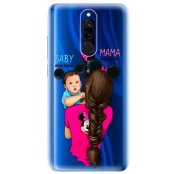 iSaprio Mama Mouse Brunette and Boy pro Xiaomi Redmi 8 (mmbruboy-TPU2-Rmi8)