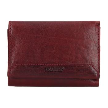 Lagen Dámská peněženka kožená LG 10/T Vínově červená