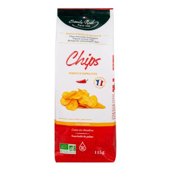 Chipsy bramborové pálivá paprika 115 g BIO EMILE NOËL