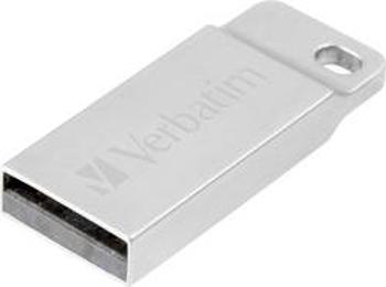 USB flash disk Verbatim Metall-Gehäuse 98749, 32 GB, USB 2.0, stříbrná