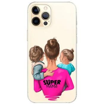 iSaprio Super Mama - Boy and Girl pro iPhone 12 Pro Max (smboygirl-TPU3-i12pM)