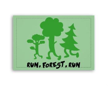 Fotoobraz 90x60 cm střední  Run forest run