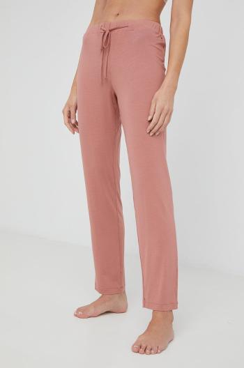 Pyžamové kalhoty Tommy Hilfiger dámské, růžová barva