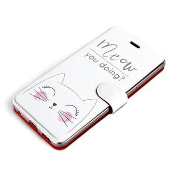 Mobiwear Flip pouzdro pro OnePlus Nord 2 5G - M098P Meow you doing? (5903516866700)