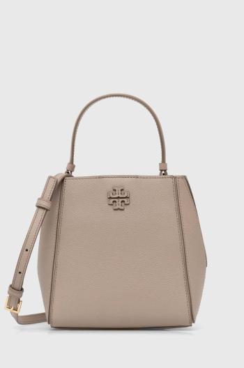 Kožená kabelka Tory Burch McGraw Small béžová barva, 158500.200