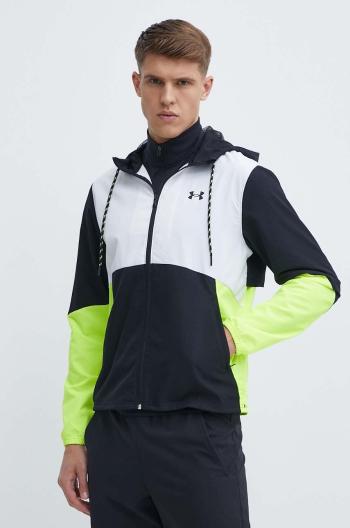 Větrovka Under Armour Legacy bílá barva, přechodná