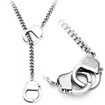 Šperky4U Ocelový náhrdelník pouta - OPE1091
