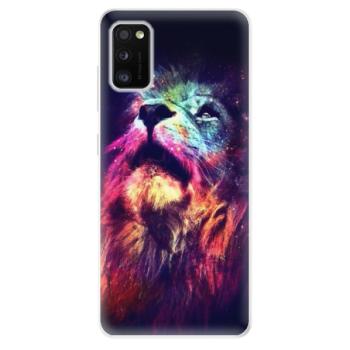 Odolné silikonové pouzdro iSaprio - Lion in Colors - Samsung Galaxy A41