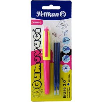 PELIKAN 1 ks + 2 náplně, neon/růžová (60079096)