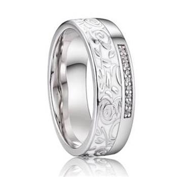 7AE AN1038 Dámský snubní prsten, stříbro AG 925/1000 - velikost 51 - AN1038-D-51