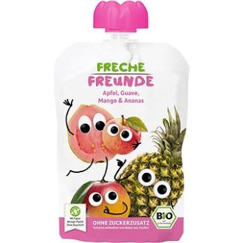 Freche Freunde BIO Kapsička jablko, guave, mango a ananas 100 g (4260618522837)