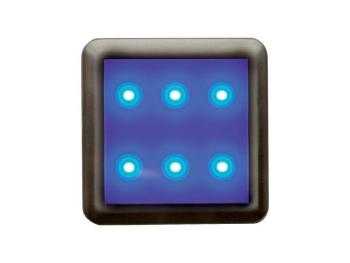 Panlux D4/NM DEKORA 4 dekorativní LED svítidlo  nerez - modrá