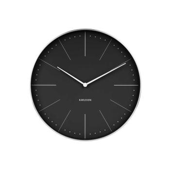 Nástěnné hodiny Normann – černé