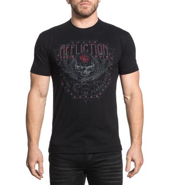 Affliction Affliction pánské tričko černé CK BALLISTICA