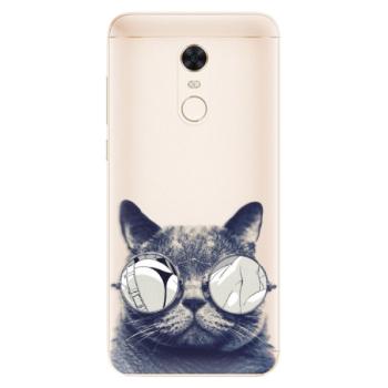 Silikonové pouzdro iSaprio - Crazy Cat 01 - Xiaomi Redmi 5 Plus