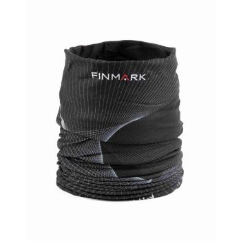 Finmark MULTIFUNCTIONAL SCARF WITH FLEECE Multifunkční šátek, černá, velikost