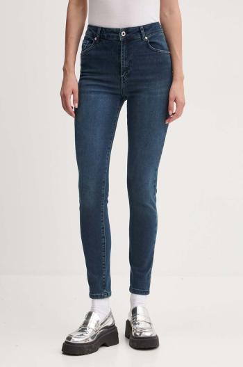 Džíny Karl Lagerfeld Jeans dámské, tmavomodrá barva, 246J1101