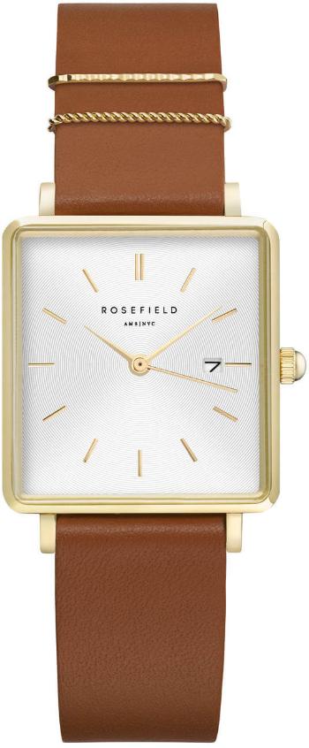 Rosefield The Boxy White Sunray Cognac Gold QSCG-Q029