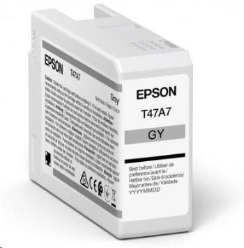 EPSON ink Singlepack Gray T47A7 UltraChrome Pro 10 ink 50ml originální inkoustová cartridge