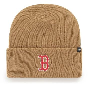 47 MLB BOSTON RED SOX HAYMAKER CUFF KNIT Zimní čepice, béžová, velikost